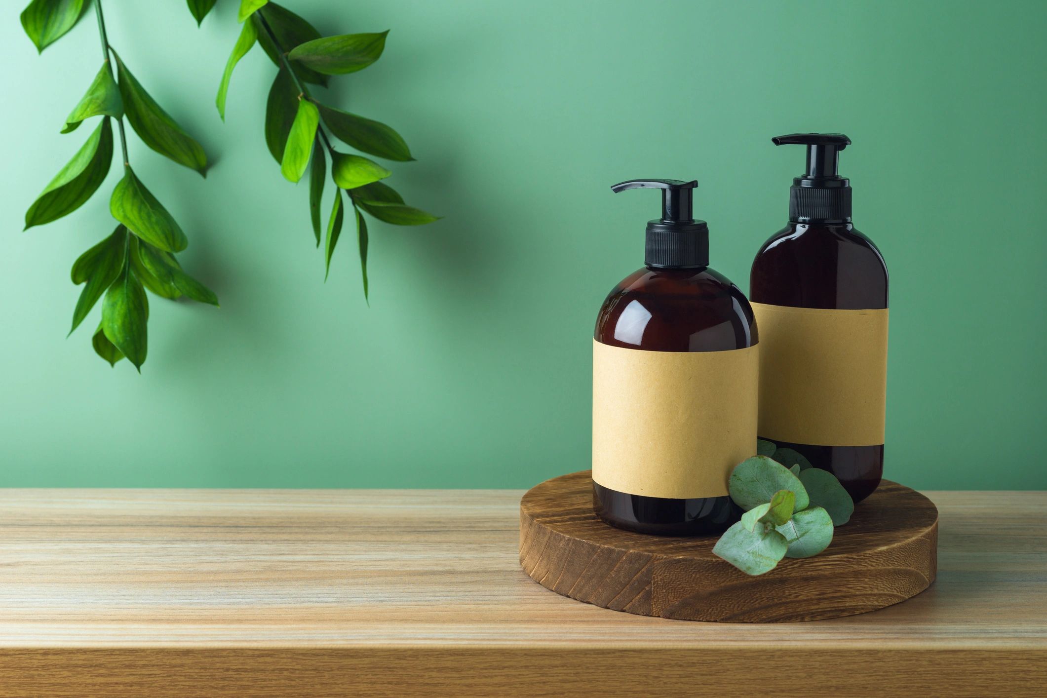 organic shampoo and conditioner with rosemary and onion